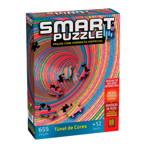 Puzzle 655 peças Smart Puzzle Túnel de Cores