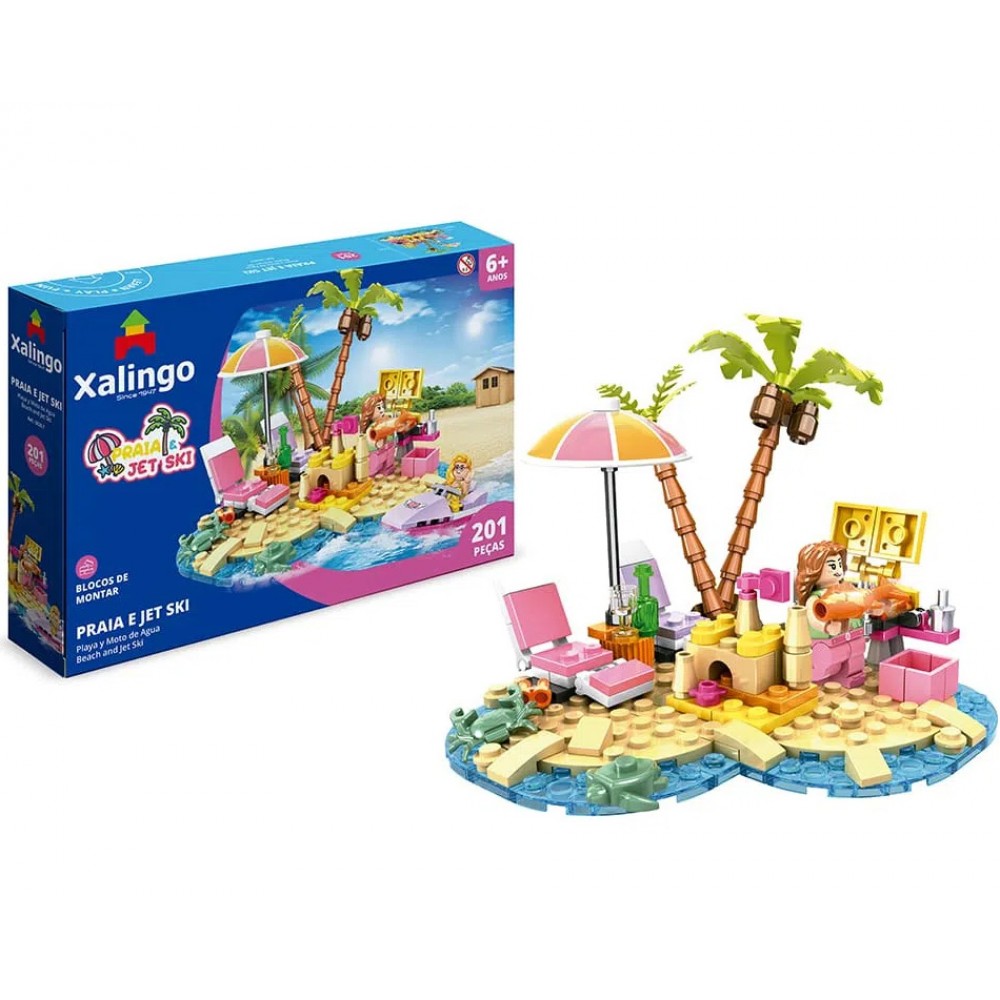 Brinquedo Educativo Pecinhas De Montar Boneca Encantada