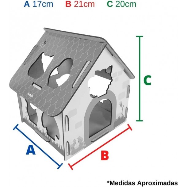 Passa Figuras Animais da Fazendinha